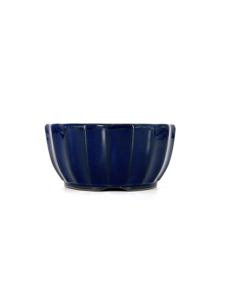 Tiesto redondo flor 15 cm 14652 azul