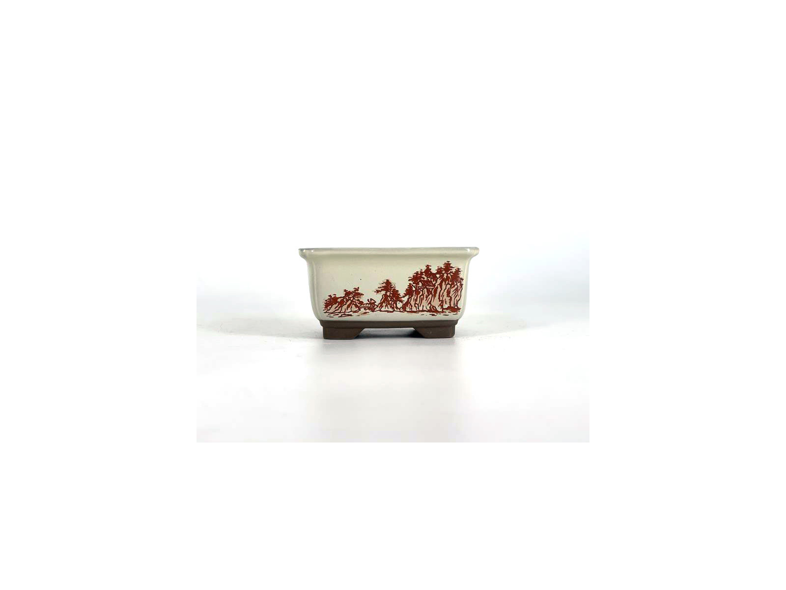 Tiesto rectangular 10 cm 18545/3 crema
