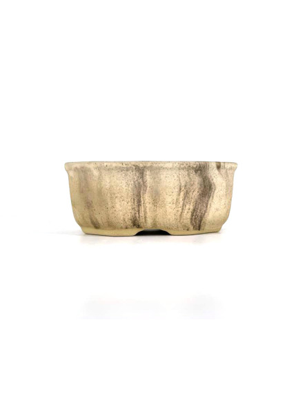 Tiesto octogonal 11,5 cm marrón crema  18657
