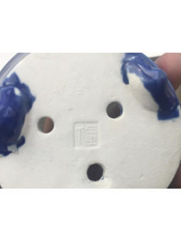 Tiesto redondo 8.7 cm Seto azul 14390