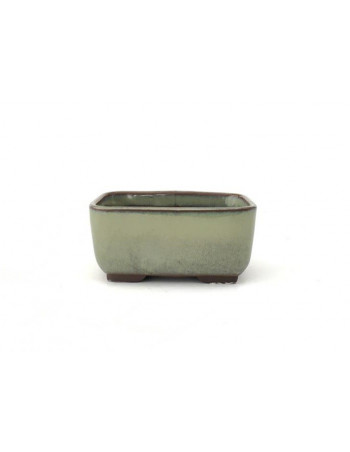 Tiesto rectangular 11 cm Yokkaichi verde 14431/2