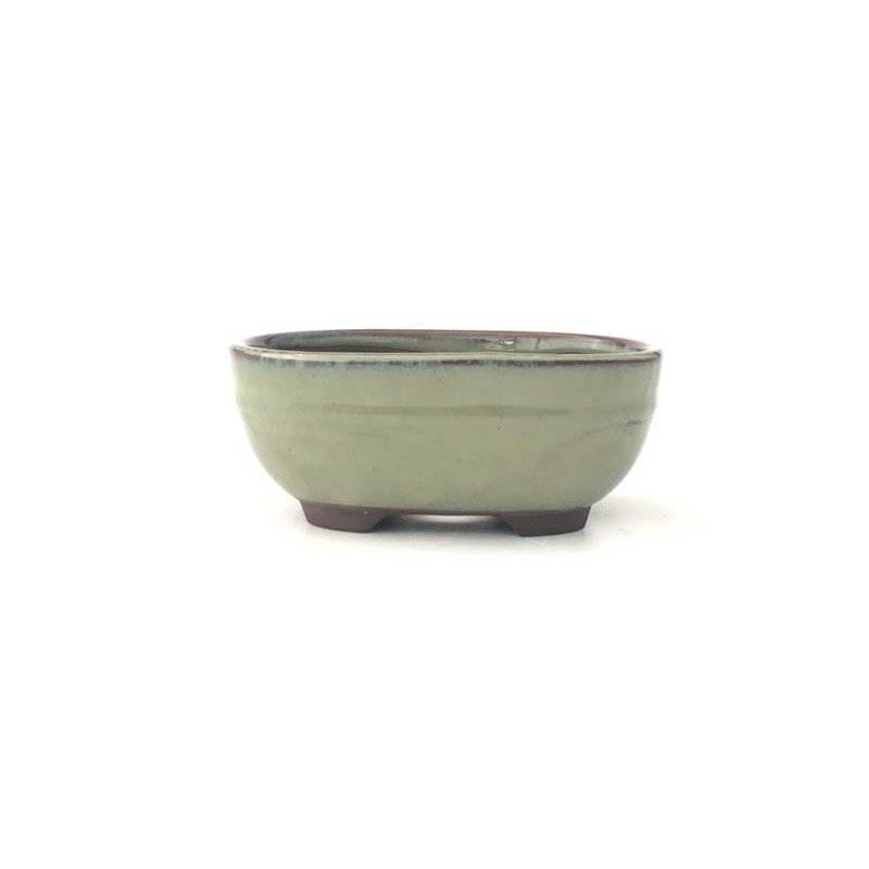 Tiesto oval 13.5 cm Yokkaichi  verde 14432/4