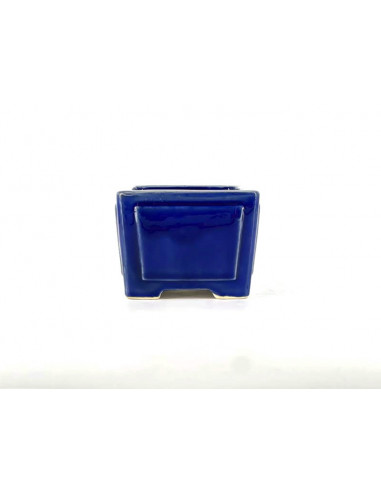 Tiesto cuadrado semicascada 10,5 cm azul BG229/1