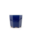 Tiesto hexagonal cascada 13,5 cm azul BG237/1