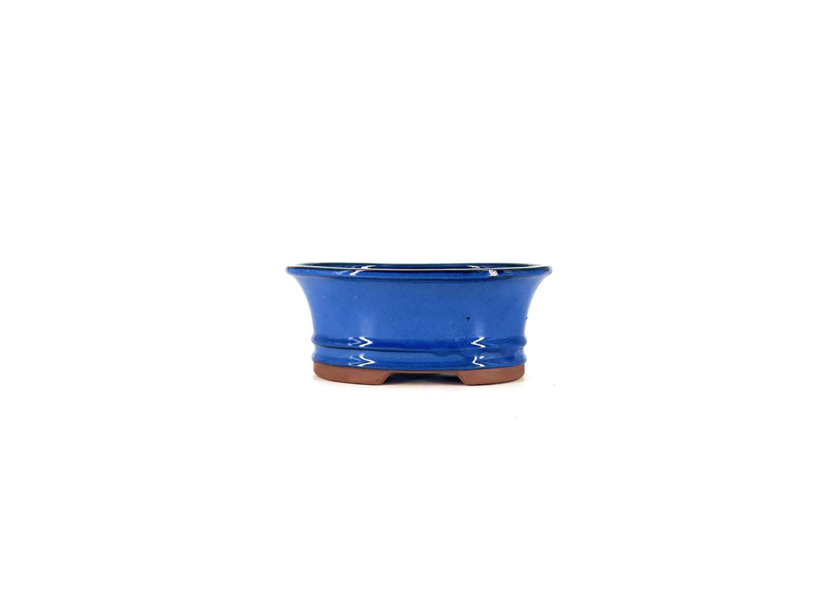 Tiesto ovalado 25 cm azul BG251/1