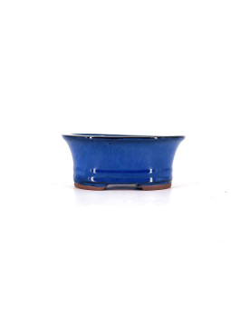 Tiesto ovalado 15 cm azul BG251/3