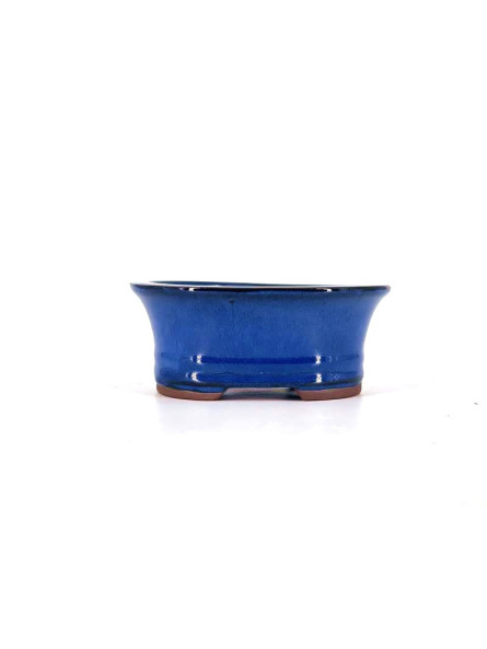 Tiesto ovalado 15 cm azul BG251/3