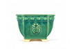 Tiesto cuadrado 22 cm verde BG241/2