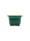 Tiesto cuadrado semicascada 20,5 cm verde BG242