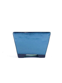 Tiesto cuadrado 18,5 cm azul BG200/1