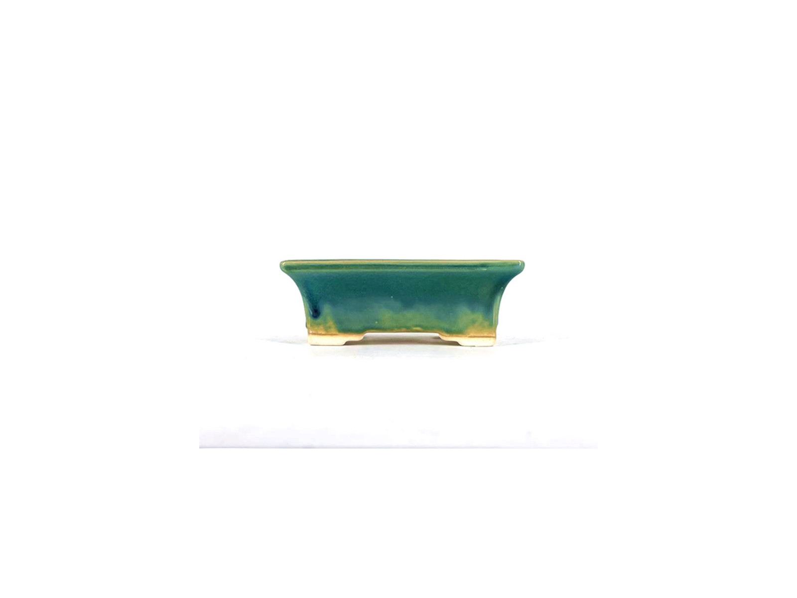 Tiesto rectangular 16.5 cm verde BG250/2