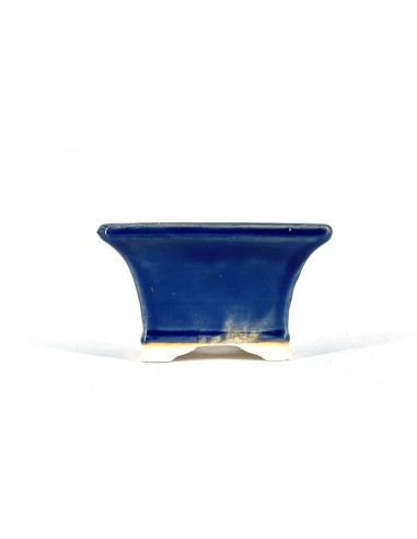 Tiesto cuadrado 12 cm azul O BG230