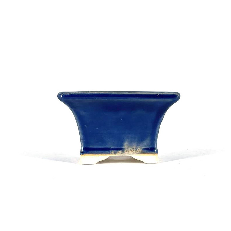 Tiesto cuadrado 12 cm azul O BG230
