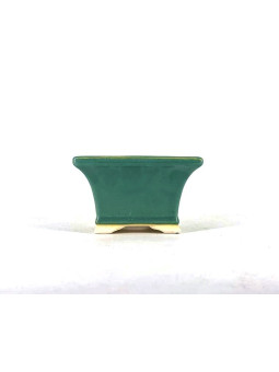 Tiesto cuadrado 12 cm verde BG230