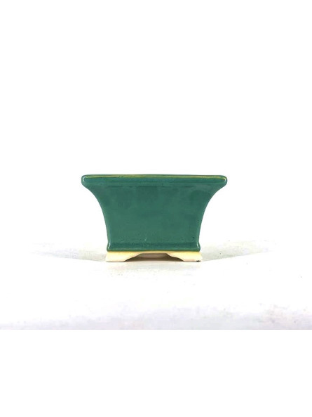 Tiesto cuadrado 12 cm verde BG230