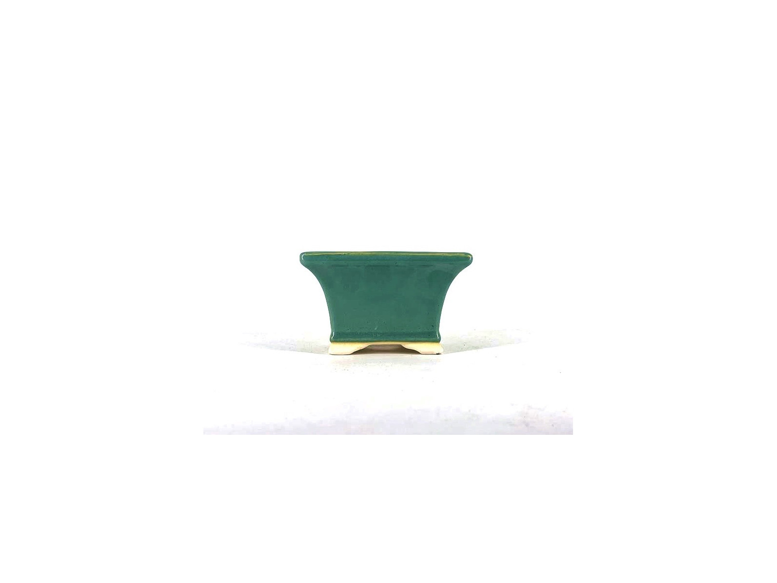 Tiesto cuadrado 12 cm verde BG230