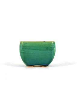 Tiesto cuadrado 10,5 cm verde BG233