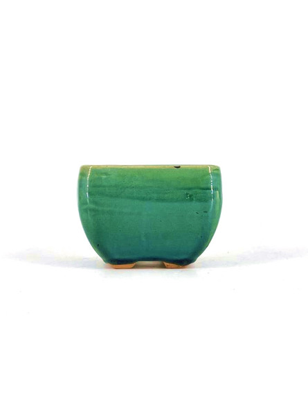 Tiesto cuadrado 10,5 cm verde BG233