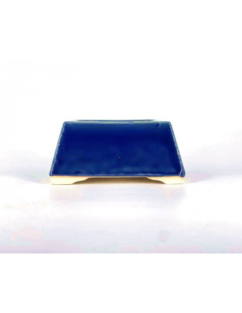 Tiesto cuadrado 13 cm azul BG228