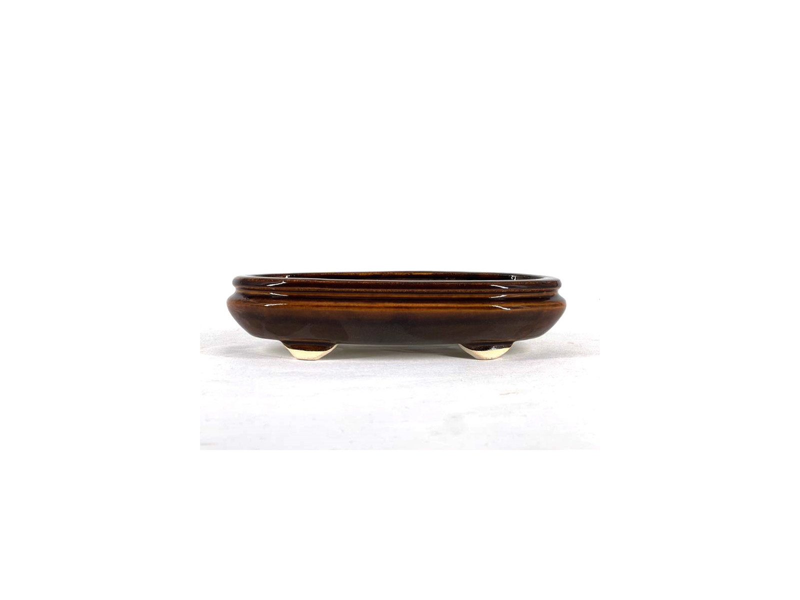 Tiesto ovalado 24,5 cm marrón BG251