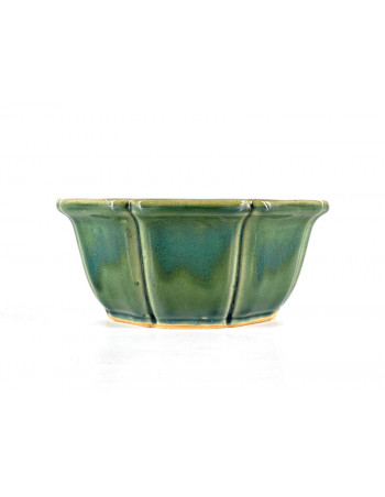 Tiesto hexagonal 17 cm verde BG245/2