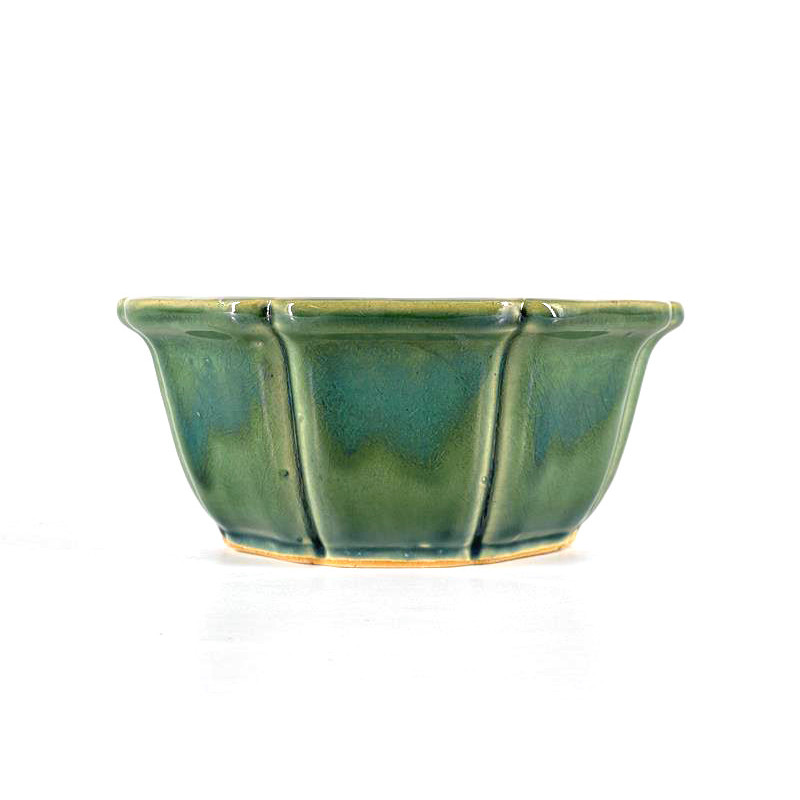 Tiesto hexagonal 17 cm verde BG245/2