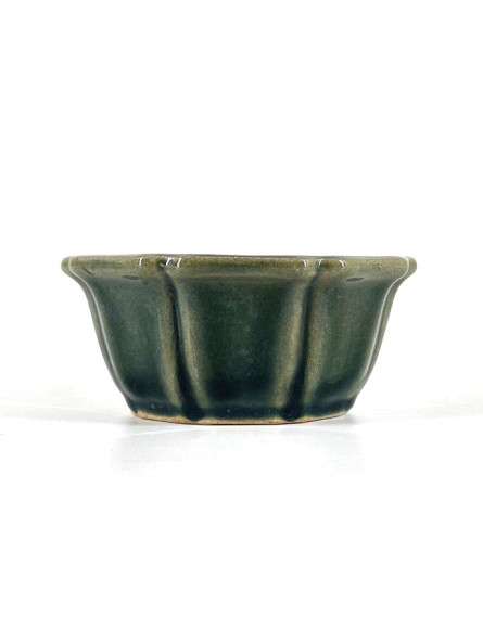 Tiesto hexagonal 11 cm verde BG245/1