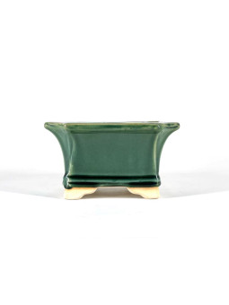 Tiesto cuadrado cascada 16,5 cm verde BG223