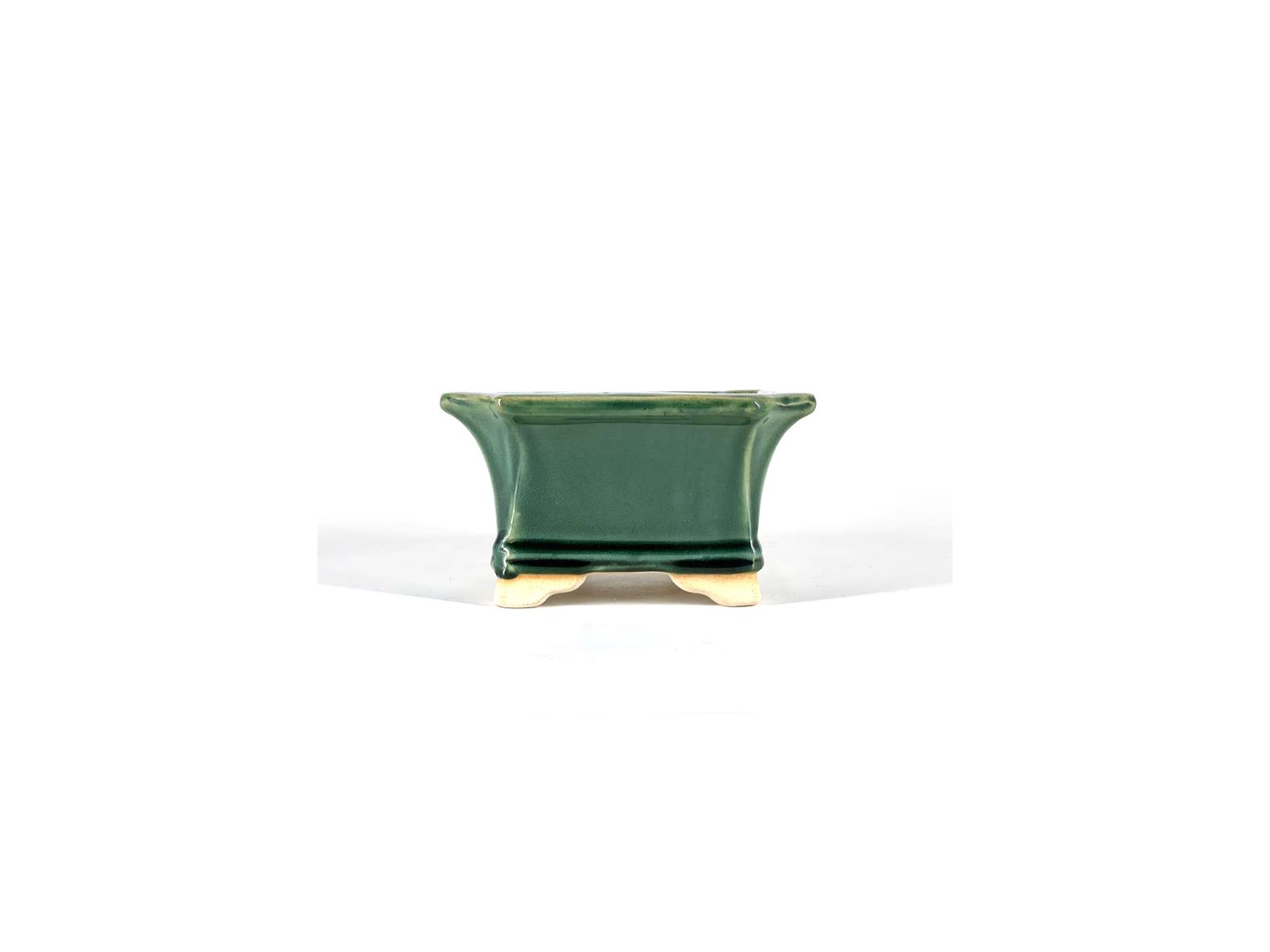 Tiesto cuadrado cascada 16,5 cm verde BG223
