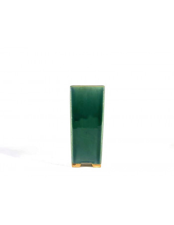 Tiesto cuadrado cascada 9 cm verde BG221/3
