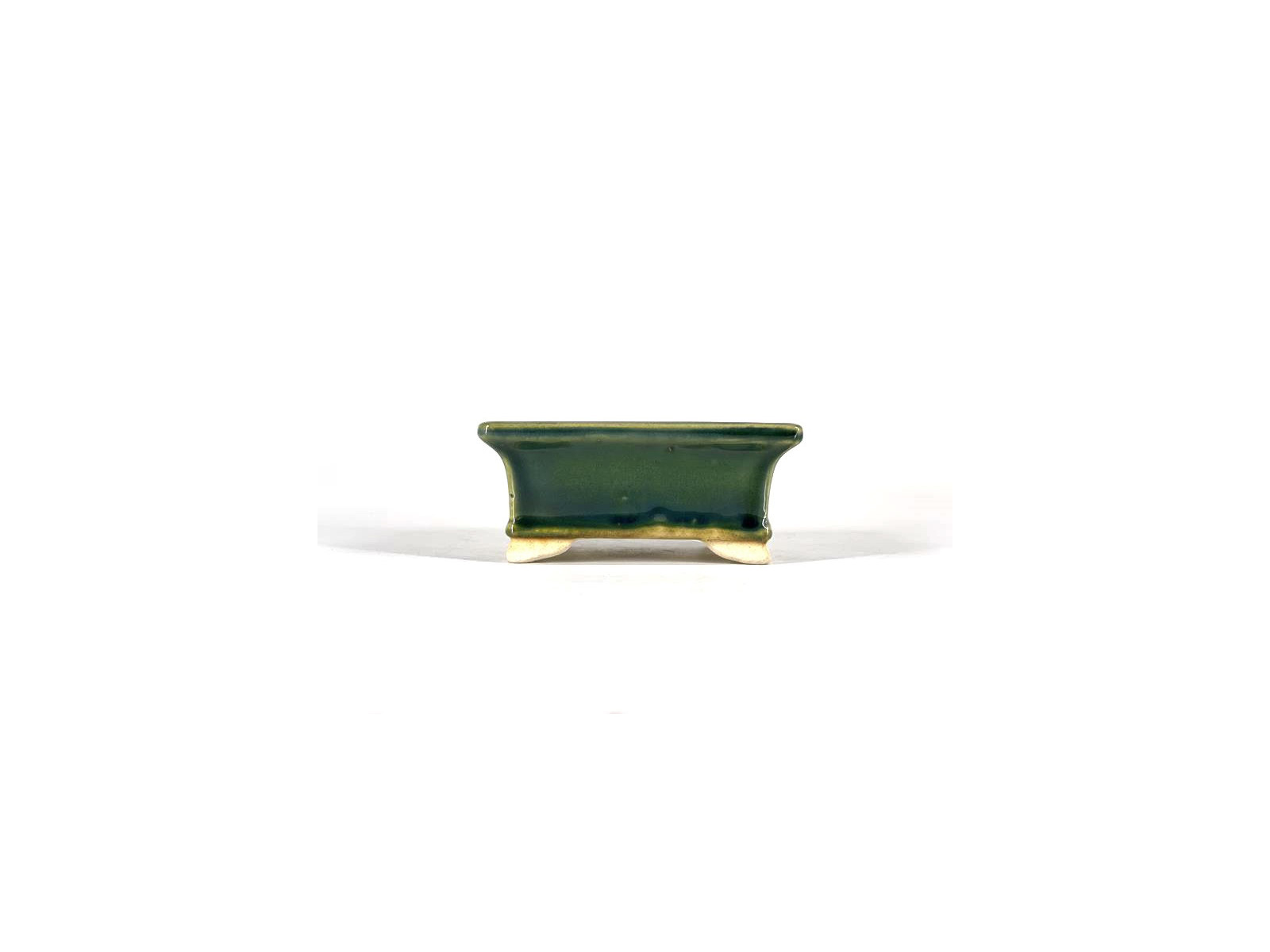 Tiesto rectangular 12 cm verde BG231/1