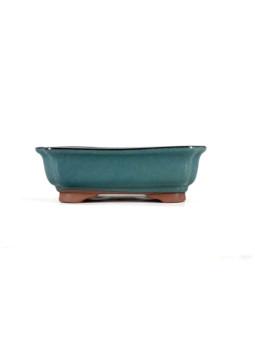 Tiesto rectangular 21 cm Yixing verde BG300/2