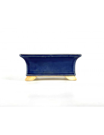 Tiesto rectangular 18 cm azul BG231/2