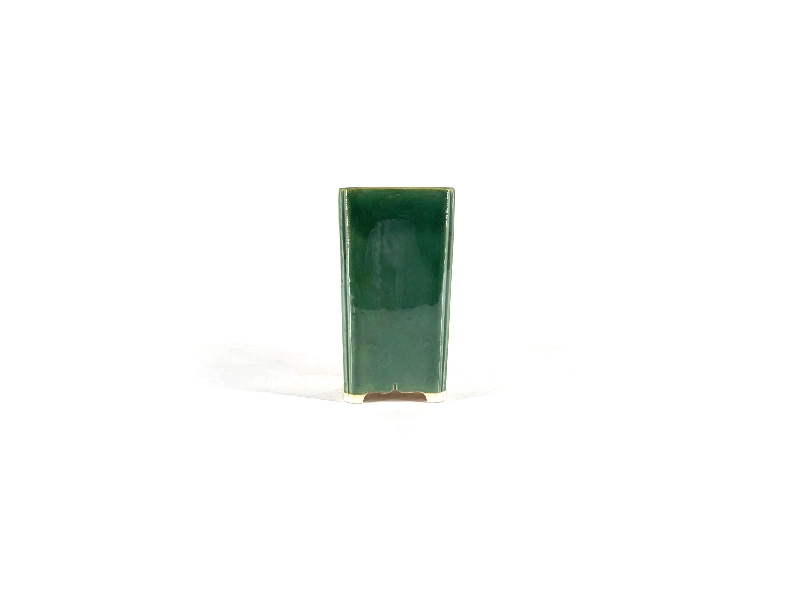 Tiesto cuadrado cascada 9 cm verde BG221/2