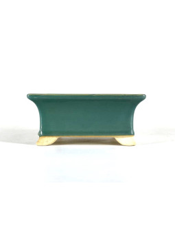 Tiesto rectangular 18 cm verde agua BG231/2