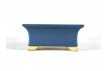 Tiesto rectangular 18 cm celeste BG231/2