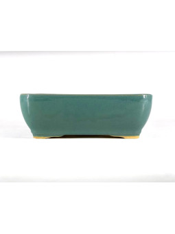 Tiesto rectangular 27 cm verde agua BG254/1