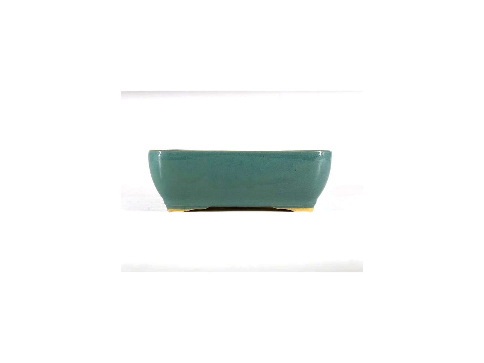 Tiesto rectangular 27 cm verde agua BG254/1