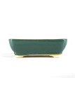 Tiesto rectangular 21.5 cm  verde agua BG254/2