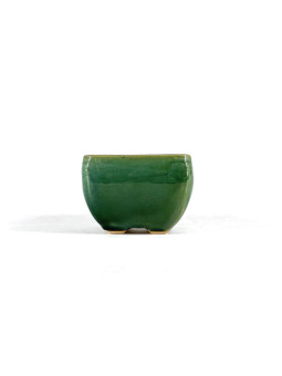 Tiesto cuadrado 10 cm verde BG217/2