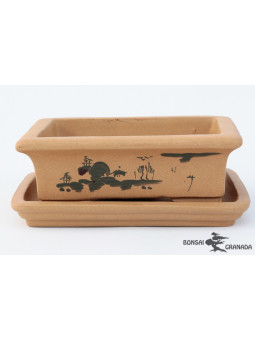 Tiesto rectangular 17 cm
