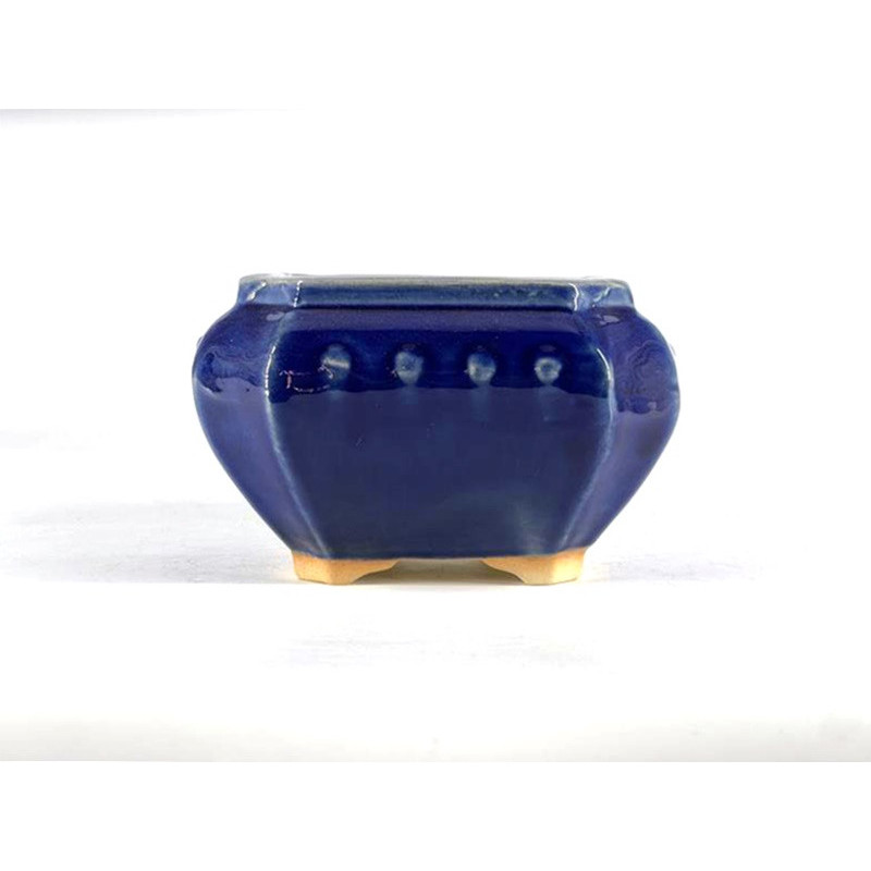 Tiesto cuadrado 13,5 cm azul BG227