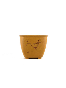 Tiesto cuadrado 10,2 cm Yixing sin esmaltar BG99