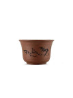 Tiesto redondo 8 cm Yixing sin esmaltar BG114