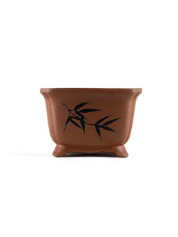 Tiesto cuadrado 10,8 cm Yixing sin esmaltar BG136