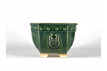 Tiesto cuadrado 15 cm verde BG241/1