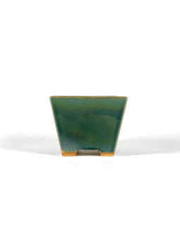 Tiesto cuadrado 13,5 cm verde BG226
