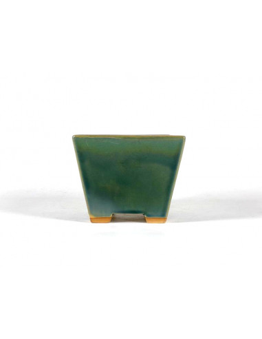 Tiesto cuadrado 13,5 cm verde BG226