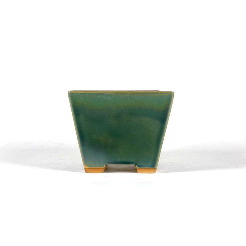 Tiesto cuadrado 13,5 cm verde BG226