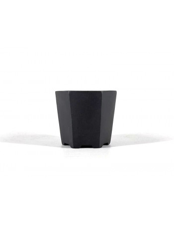 Tiesto hexagonal 9,7 cm Yixing sin esmaltar BG91